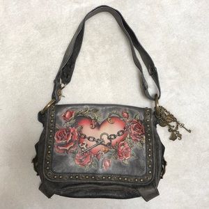 Authentic Isabella Fiore rare heart handbag